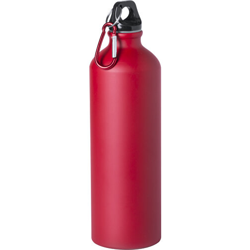 Trinkflasche DELBY , rot, Aluminium, 25,30cm (Breite), Bild 1