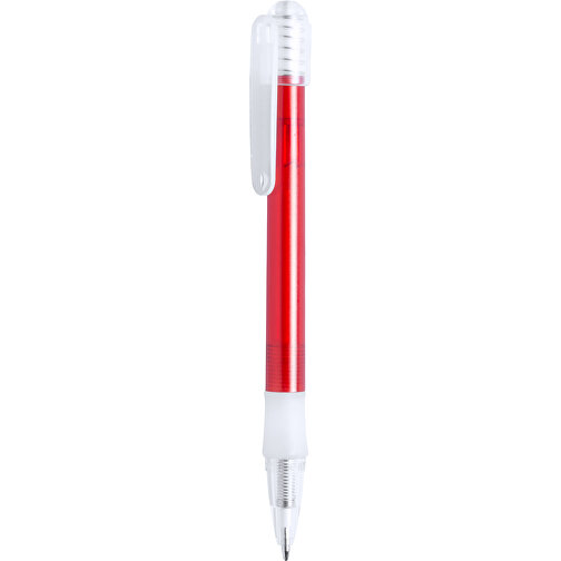Kugelschreiber OASIS , rot, Kunststoff, 13,60cm (Breite), Bild 1