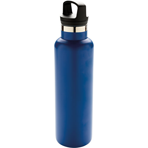 Auslaufsichere Vakuumflasche, Blau , blau, Edelstahl, 27,50cm (Höhe), Bild 2