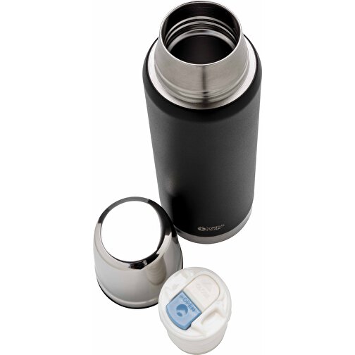 Swiss Peak Elite 0.5l Kupfer Vakuum Flasche, Schwarz , schwarz, Edelstahl, 25,50cm (Höhe), Bild 3