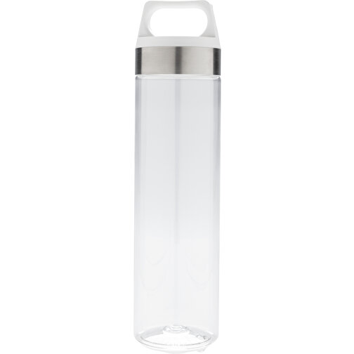 Auslaufsichere Tritan Flasche, Weiß , weiß, Tritan, 25,70cm (Höhe), Bild 3
