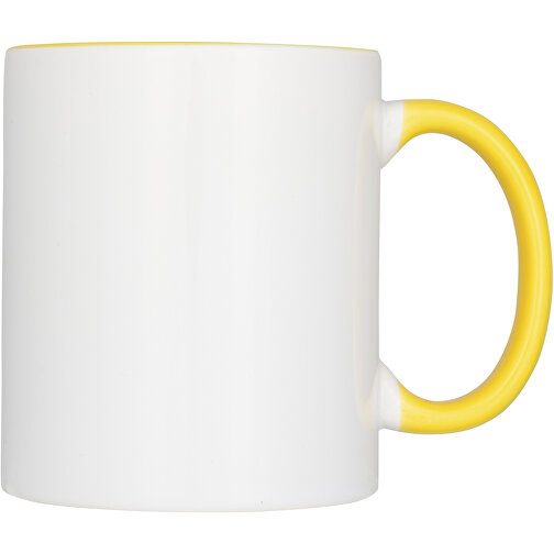 Pix 330 Ml Colour-Pop Sublimations-Tasse , gelb, Keramik, 9,50cm (Höhe), Bild 2