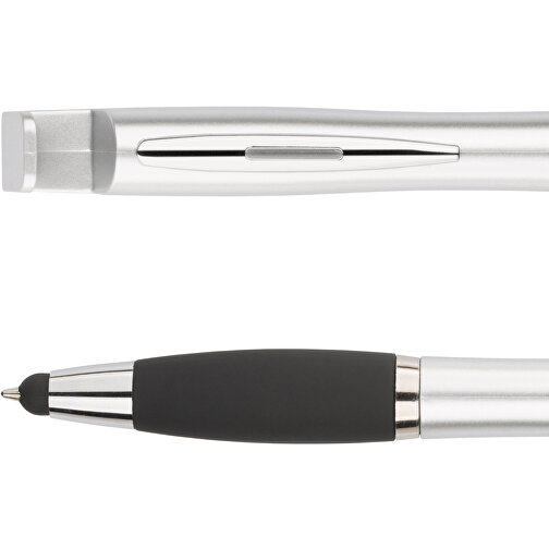 Kugelschreiber Moho Express , Promo Effects, grau, Kunststoff, 13,90cm (Länge), Bild 4