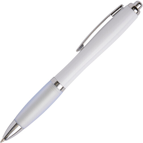 Kugelschreiber SWAY , weiß, Kunststoff / Stahl, 14,00cm (Länge), Bild 2