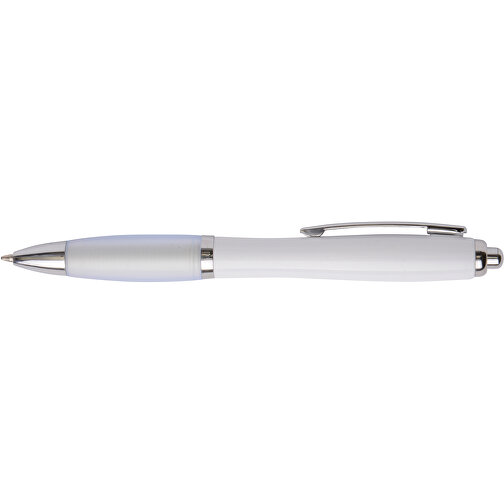 Kugelschreiber SWAY , weiss, Kunststoff / Stahl, 14,00cm (Länge), Bild 3