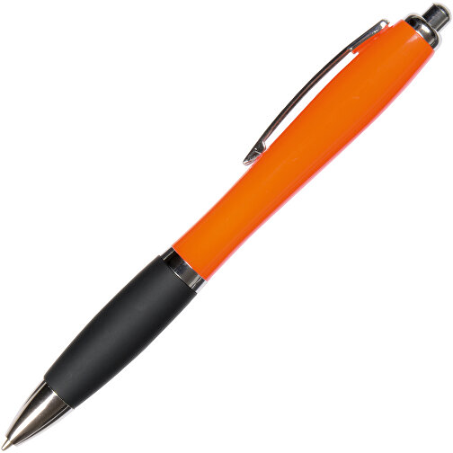 Kugelschreiber SWAY , orange, schwarz, Kunststoff / Stahl, 14,00cm (Länge), Bild 2