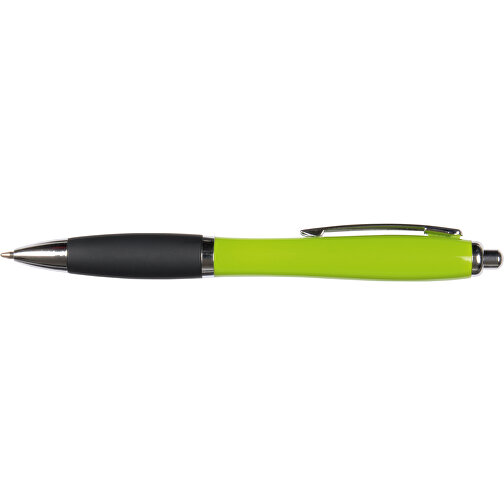 Kugelschreiber SWAY , apfelgrün, schwarz, Kunststoff / Stahl, 14,00cm (Länge), Bild 3