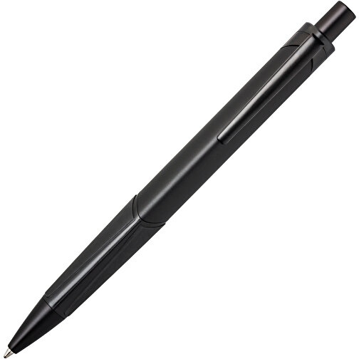 Kugelschreiber CLIC CLAC-BÉZIERS , ClicClac, schwarz, Aluminium, Kunststoff, 144,00cm x 16,00cm x 12,00cm (Länge x Höhe x Breite), Bild 1