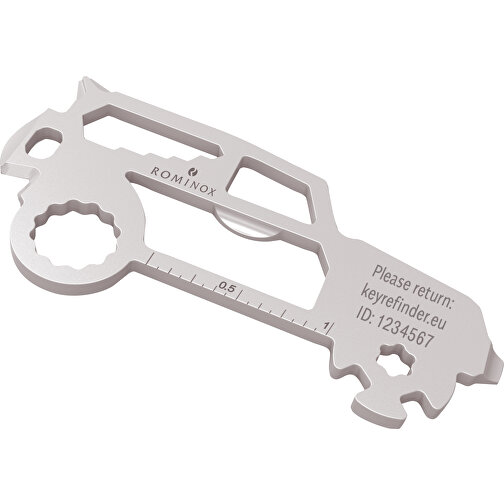 ROMINOX® Key Tool // SUV - 19 Features (Auto) , Edelstahl, 7,40cm x 0,23cm x 3,60cm (Länge x Höhe x Breite), Bild 11