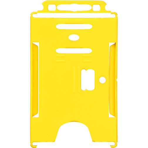 Pierre Ausweishalter Aus Kunststoff , gelb, PP Kunststoff, 9,00cm x 0,40cm x 6,50cm (Länge x Höhe x Breite), Bild 1