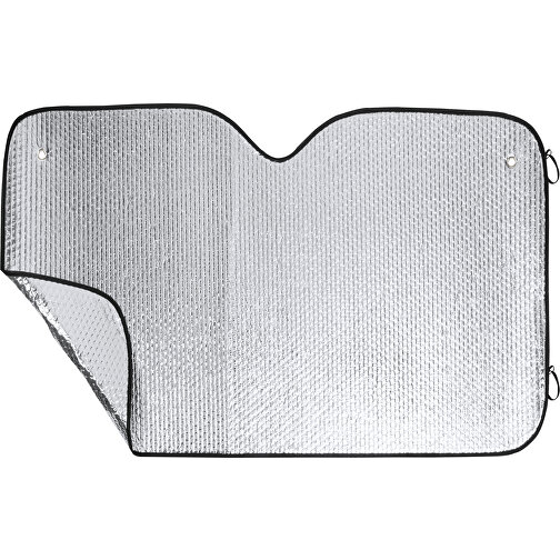 Autosonnenschutz FALNIT , schwarz, Aluminium Luftblasen Beidseitig, 130,00cm x 80,00cm (Länge x Breite), Bild 1