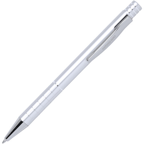 Kugelschreiber Samber , silber, Aluminium, 13,90cm (Breite), Bild 2