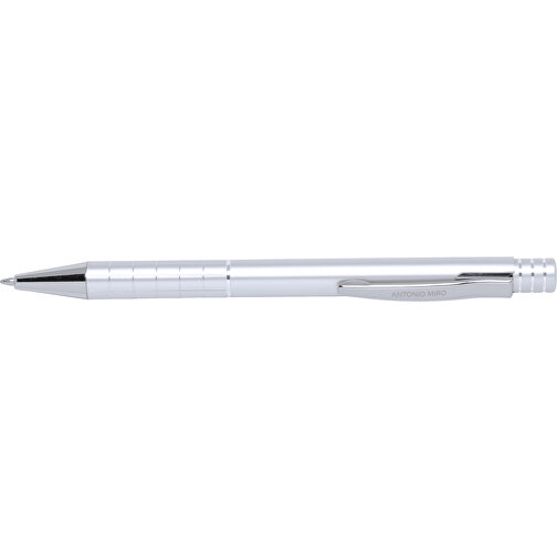 Kugelschreiber Samber , silber, Aluminium, 13,90cm (Breite), Bild 3