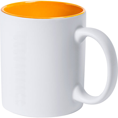 Tasse KULMER , orange, Keramik, 9,60cm (Breite), Bild 1