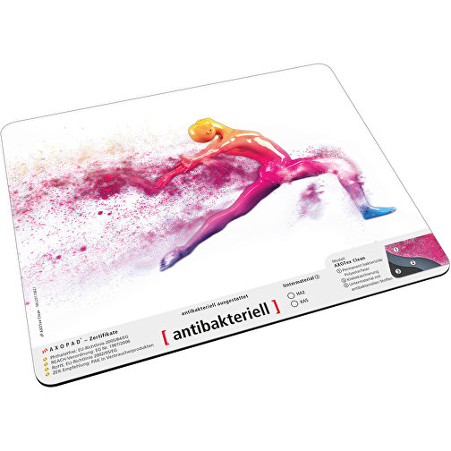 AXOPAD® Mousepad AXOTex Clean 400, 24 x 19,5 cm rektangulær, 2,4 mm tyk, Billede 1