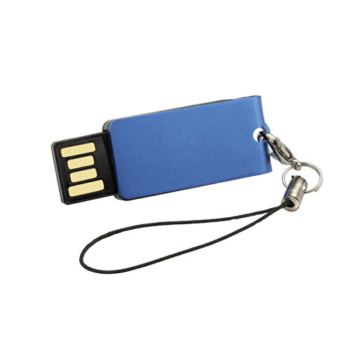 USB-Stick Turn 2GB , Promo Effects MB , blau MB , 2 GB , ABS MB , 3 - 10 MB/s MB , 3,90cm x 0,50cm x 1,50cm (Länge x Höhe x Breite), Bild 2