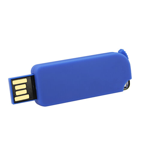 USB-Stick Pop-Up 16 GB , Promo Effects MB , blau MB , 16 GB , ABS MB , 3 - 10 MB/s MB , 4,90cm x 0,70cm x 1,80cm (Länge x Höhe x Breite), Bild 2
