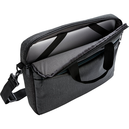 900D Laptop-Tasche, PVC-frei, Schwarz , schwarz, Polyester, 39,00cm x 28,00cm (Länge x Höhe), Bild 5