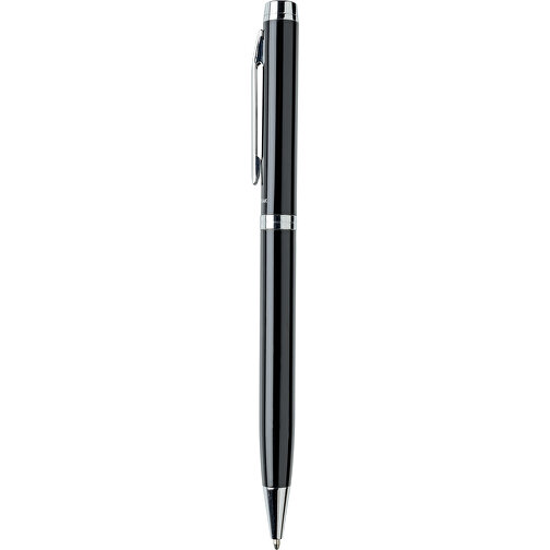 Luzern Stift, Schwarz , schwarz, Edelstahl, 3,70cm x 15,50cm (Länge x Höhe), Bild 4