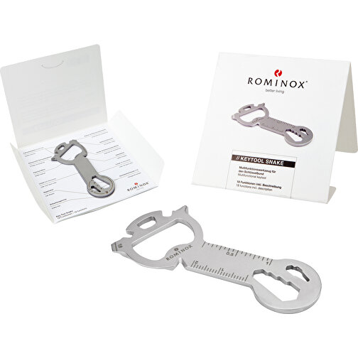Set de cadeaux / articles cadeaux : ROMINOX® Key Tool Snake (18 functions) emballage à motif Danke, Image 2