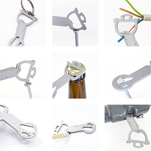 Set de cadeaux / articles cadeaux : ROMINOX® Key Tool Snake (18 functions) emballage à motif Danke, Image 4