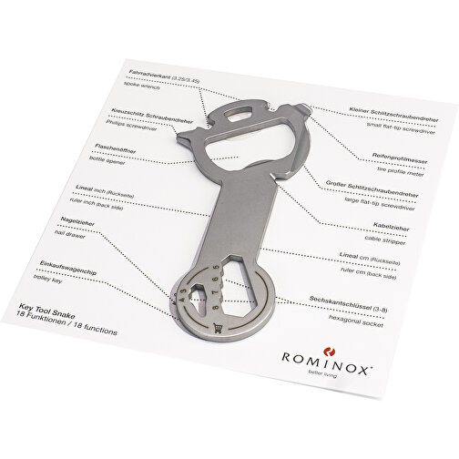 Set de cadeaux / articles cadeaux : ROMINOX® Key Tool Snake (18 functions) emballage à motif Outil, Image 3