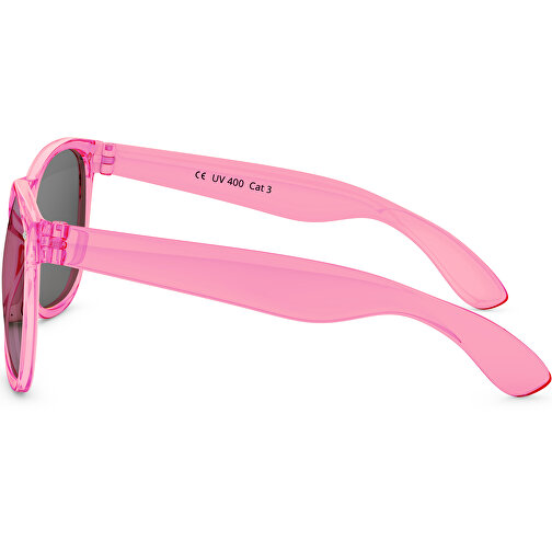 SunShine Transparent - UV 400 , Promo Effects, pink transparent, Rahmen aus Polycarbonat und Glass aus AC, 14,50cm x 4,80cm x 15,00cm (Länge x Höhe x Breite), Bild 3