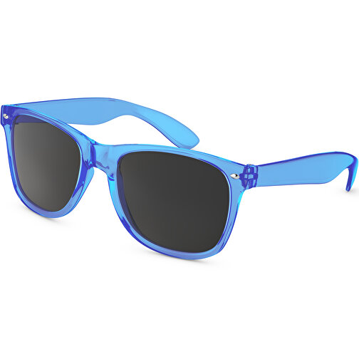 SunShine Transparent - UV 400 , Promo Effects, blau transparent, Rahmen aus Polycarbonat und Glass aus AC, 14,50cm x 4,80cm x 15,00cm (Länge x Höhe x Breite), Bild 1
