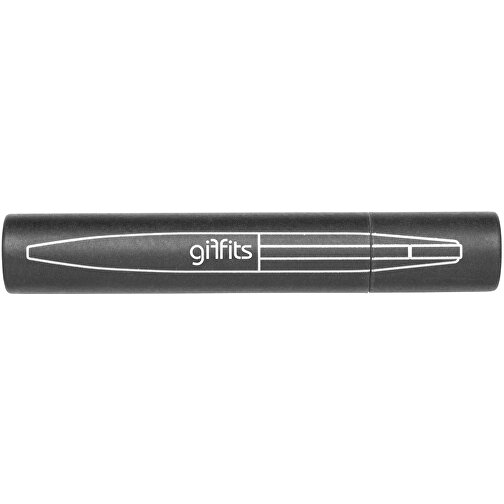 Kugelschreiber ONYX K-IV Mit Geschenkverpackung , Promo Effects, schwarz, Metall gummiert, 14,00cm (Länge), Bild 5