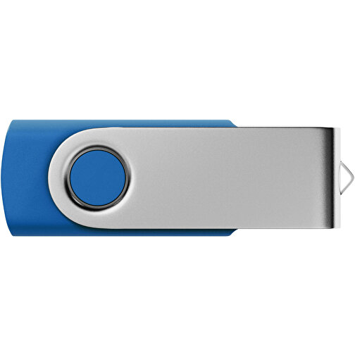 USB-Stick SWING 3.0 8 GB , Promo Effects MB , blau MB , 8 GB , Kunststoff, Metall MB , 10 - 45 MB/s MB , 5,70cm x 1,09cm x 1,90cm (Länge x Höhe x Breite), Bild 2