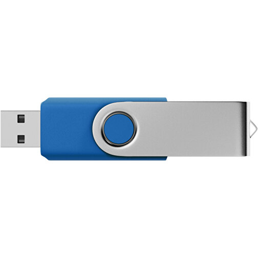 USB-Stick SWING 3.0 16 GB , Promo Effects MB , blau MB , 16 GB , Kunststoff, Metall MB , 10 - 45 MB/s MB , 5,70cm x 1,09cm x 1,90cm (Länge x Höhe x Breite), Bild 3