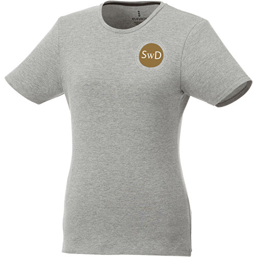 Balfour T-Shirt Für Damen , Green Concept, grau meliert, Single jersey Strick 85% Bio Baumwolle, 10% Viskose, 5% Elastan, 200 g/m2, XXL, , Bild 4