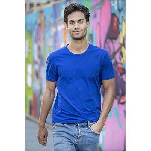 Balfour T-Shirt Für Herren , Green Concept, blau, Single jersey Strick 95% Bio Baumwolle, 5% Elastan, 200 g/m2, L, , Bild 5