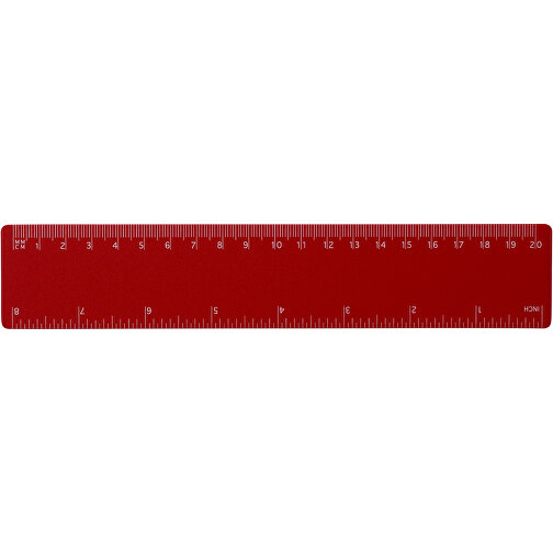 Rothko 20 Cm Kunststofflineal , rot, PP Kunststoff, 20,90cm x 0,10cm x 4,00cm (Länge x Höhe x Breite), Bild 1