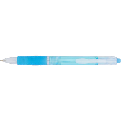 Bolígrafo translúcido de color y agarre de goma 'Trim', Imagen 3