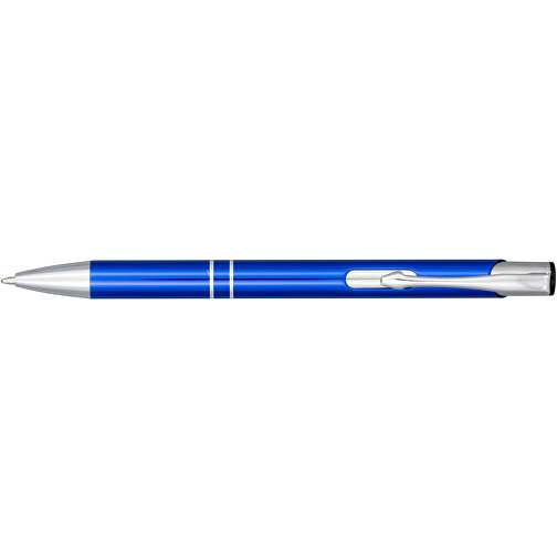 Moneta Druckkugelschreiber Aus Eloxiertem Aluminium , blau, Aluminium, ABS Kunststoff, 13,50cm (Höhe), Bild 3