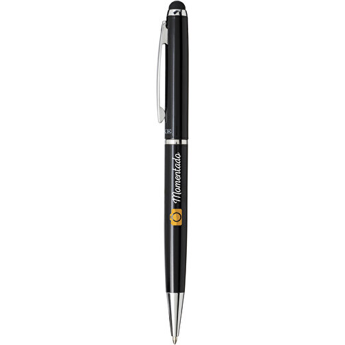 Lento Stylus Kugelschreiber , schwarz, Metall, 13,70cm (Länge), Bild 3