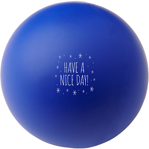 Cool Runder Antistressball , royalblau, PU Kunststoffschaum, , Bild 2