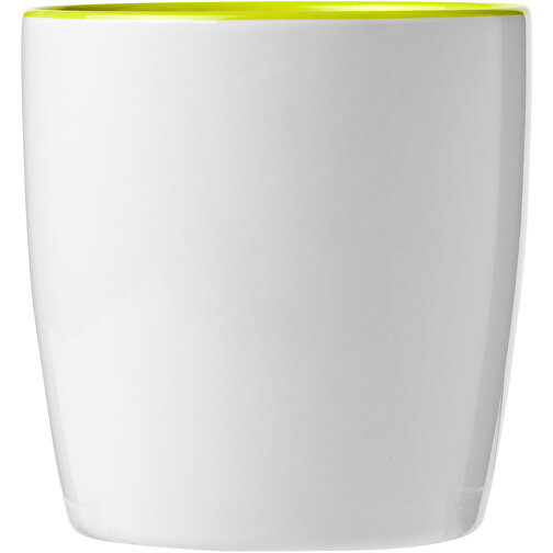 Aztec 340 Ml Keramiktasse , weiß / limone, Keramik, 8,40cm (Höhe), Bild 6