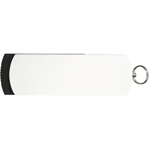 USB-Stick COVER 4GB , Promo Effects MB , silber / schwarz MB , 4 GB , Kunststoff/Aluminium MB , 3 - 10 MB/s MB , 5,40cm x 0,85cm x 1,70cm (Länge x Höhe x Breite), Bild 4