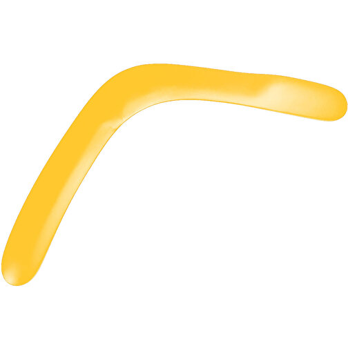 Bumerang 'Maxi' , standard-gelb, Kunststoff, 41,00cm x 0,60cm x 4,30cm (Länge x Höhe x Breite), Bild 1