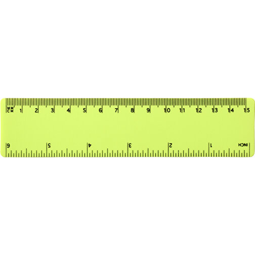 Rothko 15 Cm Kunststofflineal , limone, PP Kunststoff, 15,90cm x 0,10cm x 3,70cm (Länge x Höhe x Breite), Bild 1