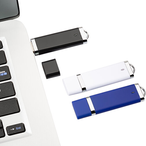 USB-Stick BASIC 1 GB , Promo Effects MB , blau MB , 1 GB , Kunststoff MB , 3 - 10 MB/s MB , 7,40cm x 0,70cm x 2,00cm (Länge x Höhe x Breite), Bild 5
