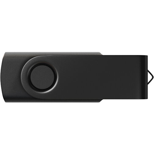 USB-Stick SWING Color 2.0 1 GB , Promo Effects MB , schwarz MB , 1 GB , Kunststoff/ Aluminium MB , 5,70cm x 1,00cm x 1,90cm (Länge x Höhe x Breite), Bild 2