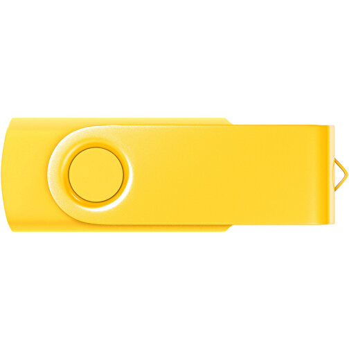 USB-Stick Swing Color 8GB , Promo Effects MB , gelb MB , 8 GB , Kunststoff/ Aluminium MB , 3 - 10 MB/s MB , 5,70cm x 1,00cm x 1,90cm (Länge x Höhe x Breite), Bild 2