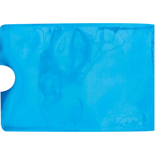 Kreditkartenhülle EASY PROTECT , blau, PET, 9,20cm x 0,30cm x 6,20cm (Länge x Höhe x Breite), Bild 3