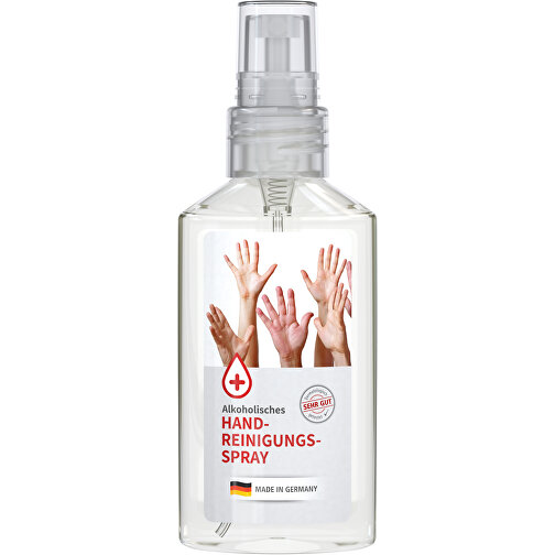 Spray de nettoyage des mains, 50 ml, Body Label (R-PET), Image 1
