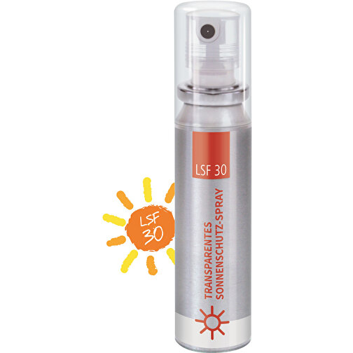 Spray de protección solar (SPF 30), 20 ml, No Label Look (Alu Look), Imagen 1