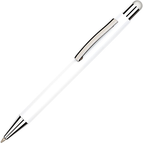 Kugelschreiber Philadelphia , Promo Effects, weiss/silber, Aluminium, 13,50cm x 0,80cm (Länge x Breite), Bild 6