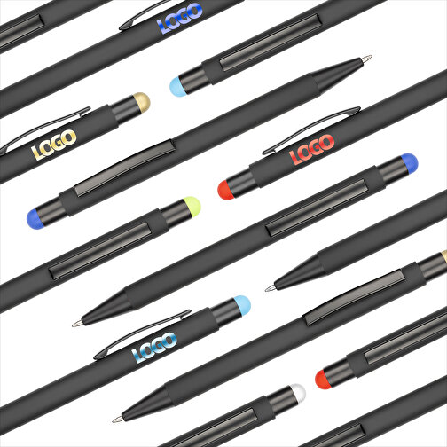 Kugelschreiber Colorado , Promo Effects, schwarz/rot, Aluminium, 13,50cm x 0,80cm (Länge x Breite), Bild 9